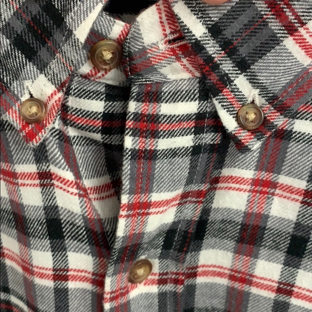 Chaps Long Sleeve Flannel Button Down Size Xl - image 6